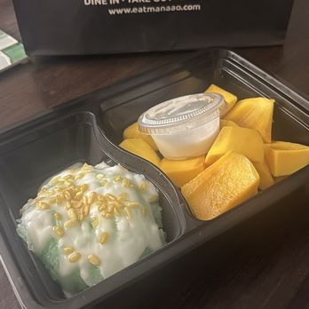 Manaao - Mango sticky rice (to-go) - Thai Near Me - Tustin, California