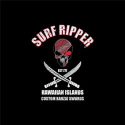 Surf Ripper - Banzai Custom "Swords" Surf Boards - One Of A Kind Designs!