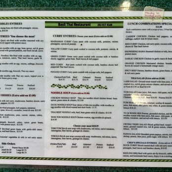 Basil Thai Restaurant - 9/19/25 - Thai Near Me - Federal Way, Washington