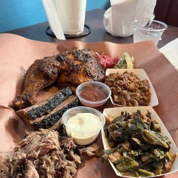 Crazy Block Cheesecakes - 3-way combo: chicken, tri tip and lamb shoulder with 2 sides. @ $28.99 (pricing as of 6/2025) - Desserts Near Me - Oakland, California
