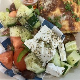 Moussaka plate