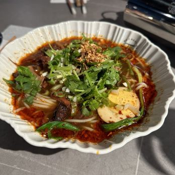 No 1 Noodles - Beef noodle something but spicy - Chinese Near Me - Plano, Texas