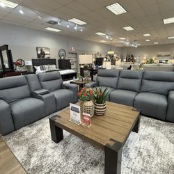 Home Zone Furniture - Soft recliners. Loved the feeling of this one!
