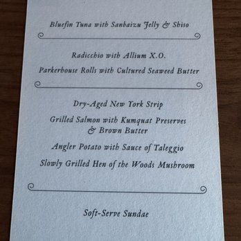 Angler - Set menu for the group - Seafood Near Me - San Francisco, California