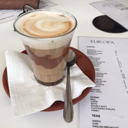 Europa at the Bay - Um Nutella coffee.