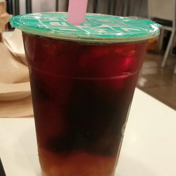 T4 Modesto Tea For U - Osmanthus oolong with agar and grass jelly - Bubble Tea Near Me - Modesto, California