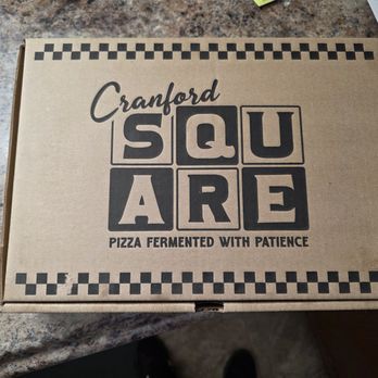 Cranford Square Pizza - The box, and "the Cranford square" the basic pizza. It's a Detroit style I do believe. - Pizza Near Me - Cranford, New Jersey Cranford Square Pizza - The box, and "the Cranford square" the basic pizza. It's a Detroit style I do believe. - Pizza Near Me - Cranford, New Jersey