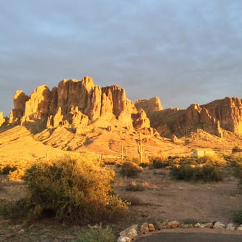 Lost Dutchman Campground - Superstition Mountains from Lost Dutchman State Park - Campgrounds Near Me - Apache Junction, Arizona