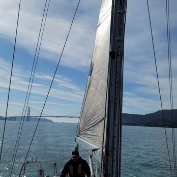 Sailing Memo Boat Charters - Captain Memo at the helm - Boat Charters Near Me - Sausalito, California Sailing Memo Boat Charters - Captain Memo at the helm - Boat Charters Near Me - Sausalito, California
