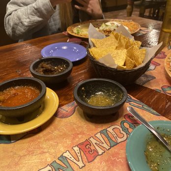Fajitas Mexican Restaurant - Mokena - Red ranchero sauce (served warm). Two other standard salsas and chips - Mexican Near Me - Mokena, Illinois Fajitas Mexican Restaurant - Mokena - Red ranchero sauce (served warm). Two other standard salsas and chips - Mexican Near Me - Mokena, Illinois