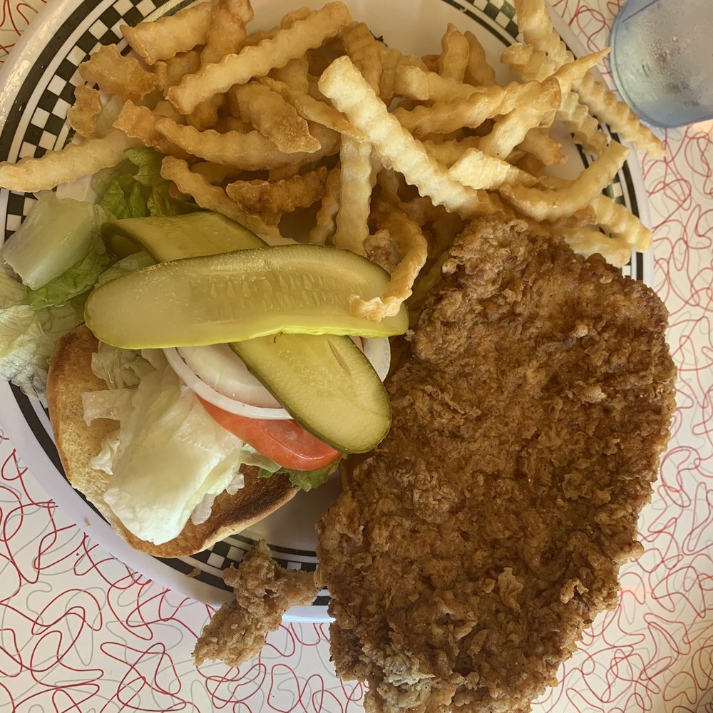 Charlie Parkers - Pork tenderloin sandwich was huge! - Diners Near Me - Springfield, Illinois Charlie Parkers - Pork tenderloin sandwich was huge! - Diners Near Me - Springfield, Illinois
