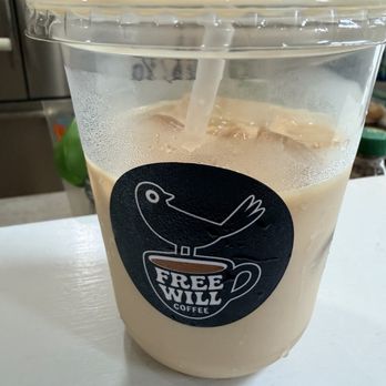 Free Will Coffee - Iced Shaka with SF Vanilla & SF Hazelnut. - Coffee & Tea Near Me Free Will Coffee - Iced Shaka with SF Vanilla & SF Hazelnut. - Coffee & Tea Near Me