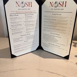 Naples Bay Resort - Menu for Nosh Restaurant