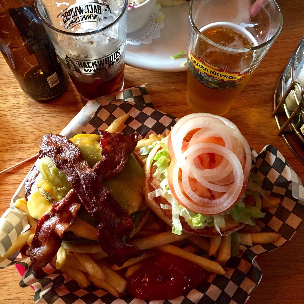 The Lower Tavern - Southwest burger with cheddar instead of pepperjack yummm - American Near Me - Eastsound, Washington The Lower Tavern - Southwest burger with cheddar instead of pepperjack yummm - American Near Me - Eastsound, Washington