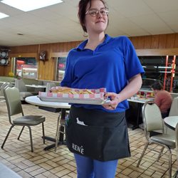 Hood's Truck Stop - The waitress