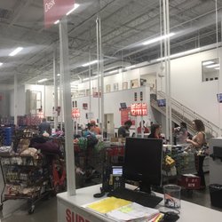 BJ's Wholesale Club - Only self check out. Some people with over $1000 to purchase
