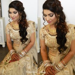 Fizzajam Artistry - Bridal sangeet makeup & hairstyle done by Fizza Jameel , for booking and inquiries email-fizzajameel1@gmail.com or call-929-278-4991