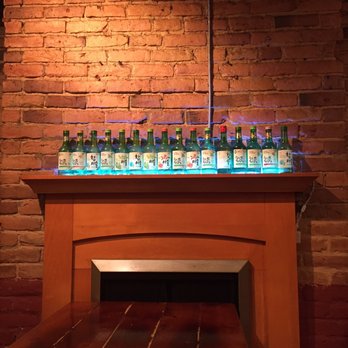 Sam Cha - A row of soju - Korean Near Me - Montreal, Quebec