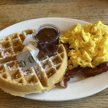 Buttercup Pantry Restaurant - Belgium Waffle Combo - American Near Me - Placerville, California