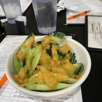 Tokyo Japanese Restaurant - Cucumbers with the yummy salad dressing - Sushi Bars Near Me - Henrietta, New York Tokyo Japanese Restaurant - Cucumbers with the yummy salad dressing - Sushi Bars Near Me - Henrietta, New York