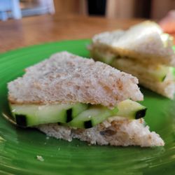 San Francisco Street Bakery - Cucumber hummus sandwich