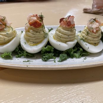 Monkeypod Kitchen - Lobster Deviled Eggs - New American Near Me - Lahaina, Hawaii