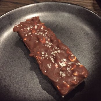 Roister - Foie gras candy bar- don't overthink it, just order it - New American Near Me - Chicago, Illinois Roister - Foie gras candy bar- don't overthink it, just order it - New American Near Me - Chicago, Illinois