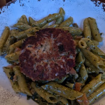 Fig - Pesto penne crab cake special - Southern Near Me - Charlottesville, Virginia Fig - Pesto penne crab cake special - Southern Near Me - Charlottesville, Virginia