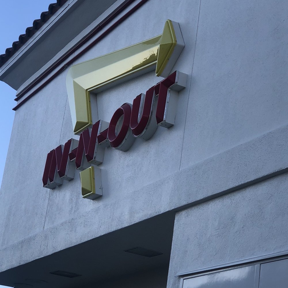 In-N-Out Burger - Sign - Fast Food Near Me - Laughlin, Nevada