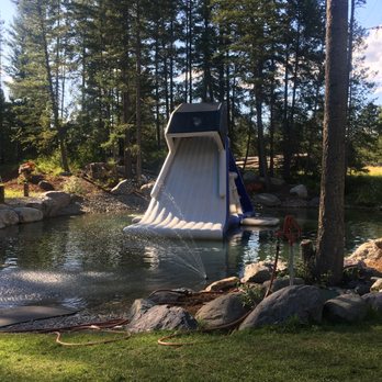 Glacier Highline - Super fun inflatable, perfect on a hot day! - Challenge Courses Near Me - Coram, Montana