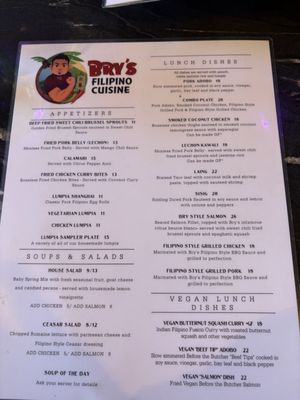 Menu photo 1 Bry's Filipino Cuisine Bellingham, WA Menu photo 1 Bry's Filipino Cuisine Bellingham, WA