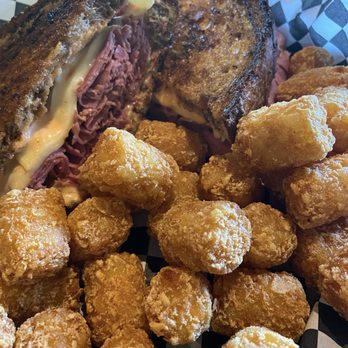 Hickory Tavern - Reuben with Tots - Sports Bars Near Me - Huntersville, North Carolina Hickory Tavern - Reuben with Tots - Sports Bars Near Me - Huntersville, North Carolina