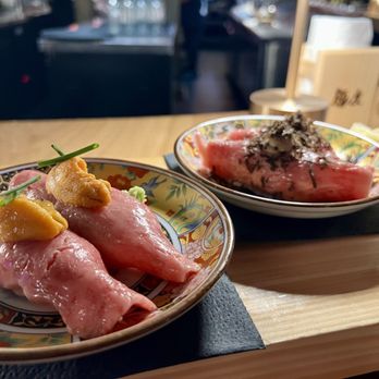Mensho Ramen - Niku Sushi: A5 Wagyu Uni and A5 Wagyu Truffle - Ramen Near Me - Phoenix, Arizona Mensho Ramen - Niku Sushi: A5 Wagyu Uni and A5 Wagyu Truffle - Ramen Near Me - Phoenix, Arizona