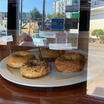 Uptown Espresso - Junction - Bagels on display. - Coffee & Tea Near Me - Seattle, Washington
