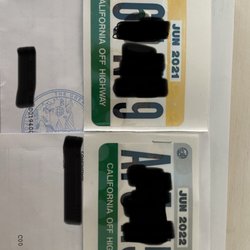 Av Auto Registrations - My stickers with my registration.