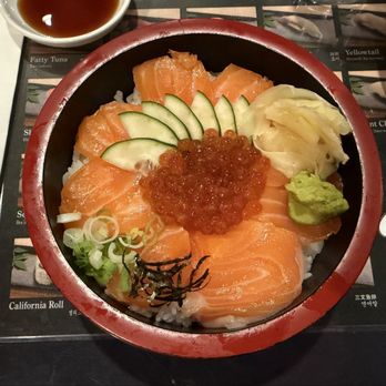 Sushi Zen - Salmon-Ikura-Don - Sushi Bars Near Me - Mill Creek, Washington Sushi Zen - Salmon-Ikura-Don - Sushi Bars Near Me - Mill Creek, Washington