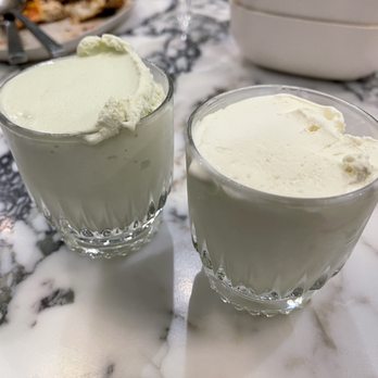 Marlow - Left: Pistachio, right: Olive Oil gelatos - VN - Pizza Near Me - Makawao, Hawaii Marlow - Left: Pistachio, right: Olive Oil gelatos - VN - Pizza Near Me - Makawao, Hawaii