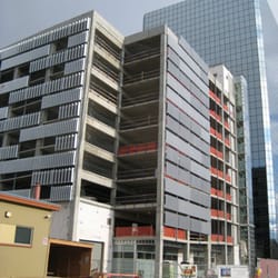 Linny Pacillo Parking Garage - The Linny Pacillo parking garage under construction