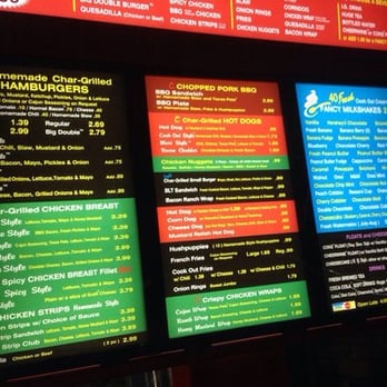 Cook Out - Main Menu Board 1 - Hot Dogs Near Me - Pooler, Georgia