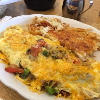 Dot Coffee Shop - I'm a rebel when it comes to ordering veggie omelet add bacon. - American Near Me - Houston, Texas Dot Coffee Shop - I'm a rebel when it comes to ordering veggie omelet add bacon. - American Near Me - Houston, Texas