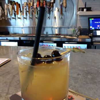 FM Kitchen & Bar - Whiskey sour with maraschino cherries. - Bars Near Me - Houston, Texas FM Kitchen & Bar - Whiskey sour with maraschino cherries. - Bars Near Me - Houston, Texas