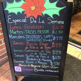 Puebla Restaurant - ¡New specials as of 1/9/21! The red pozole is still smacking! Don't tweak order this to keep warm during the winter! - Mexican Near Me - Chicago, Illinois