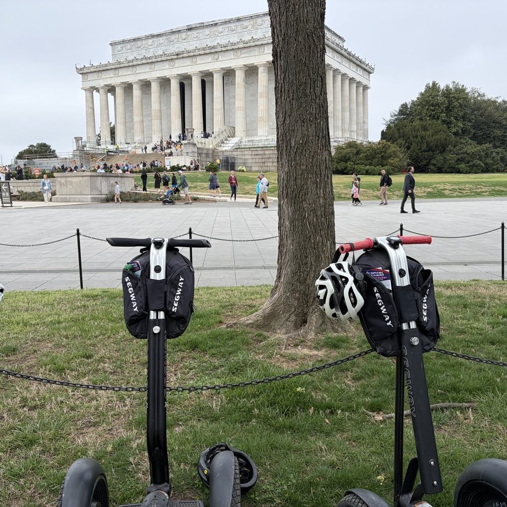 Capital Segway - Lincoln Memorial stop. One of several that were amazing. - Tours Near Me - Washington, DC, District of Columbia Capital Segway - Lincoln Memorial stop. One of several that were amazing. - Tours Near Me - Washington, DC, District of Columbia