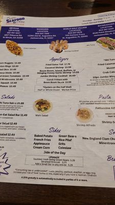 Menu photo 4 St Marys Seafood & More St. Augustine, FL Menu photo 4 St Marys Seafood & More St. Augustine, FL