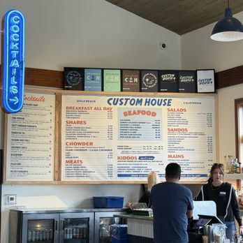 The New Custom House - Menu - New American Near Me - Avila Beach, California The New Custom House - Menu - New American Near Me - Avila Beach, California