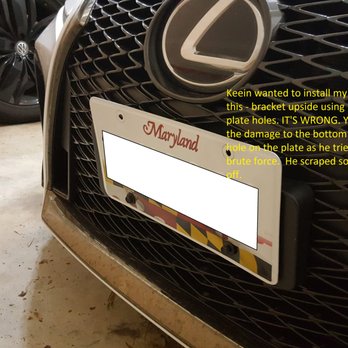 DARCARS Lexus of Silver Spring - Look at any other car on the road, ANY.  None are installed like this. - Auto Repair Near Me - Silver Spring, Maryland