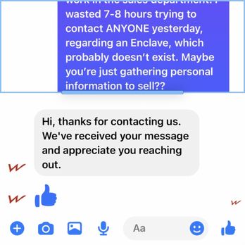 Wiesner Buick GMC - Incompetence and callous responses. I have cash, good credit, and could buy the car ASAP. What's the problem? - Car Dealers Near Me - Conroe, Texas Wiesner Buick GMC - Incompetence and callous responses. I have cash, good credit, and could buy the car ASAP. What's the problem? - Car Dealers Near Me - Conroe, Texas