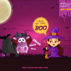 Purple Cow Agency - Purple Cow's Halloween promo is pretty awesome if you ask me.