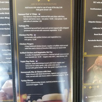 The Fox Pub - Lunch Menu Page 3 - Pubs Near Me - Modesto, California