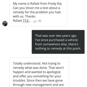 Fredy Kia - Bribe attempt 1. - Auto Repair Near Me - Houston, Texas Fredy Kia - Bribe attempt 1. - Auto Repair Near Me - Houston, Texas